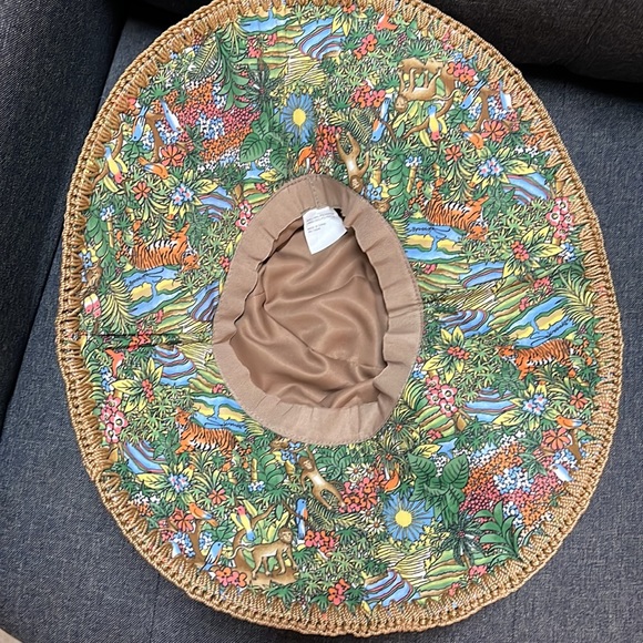 Sakroots Green & Red Bali Wana Greenthumb Sun Hat main image 7